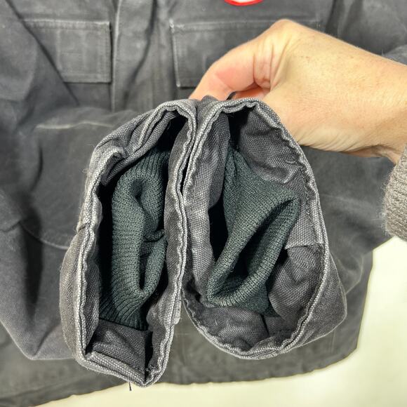 Vintage Carhartt Arctic Jacket C26 BLK Black Size XL Quilt Lined Coat Alaska - Picture 9 of 10